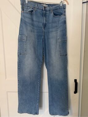 Levi Strauss Women’s Wide Leg Cargo Jeans